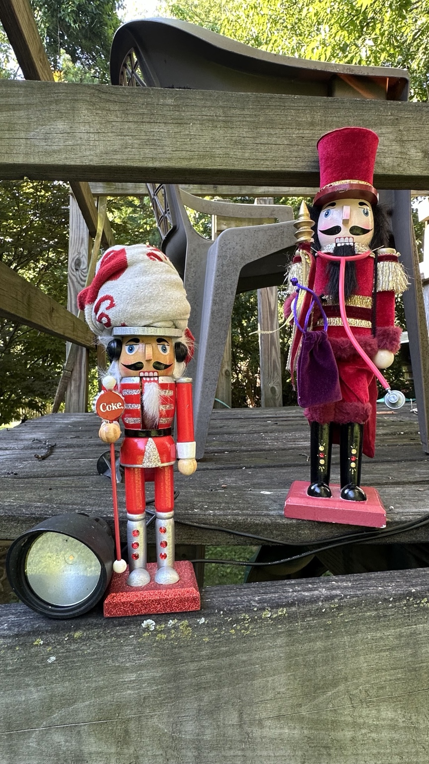 Mikhail and PewCoker at an elevated position