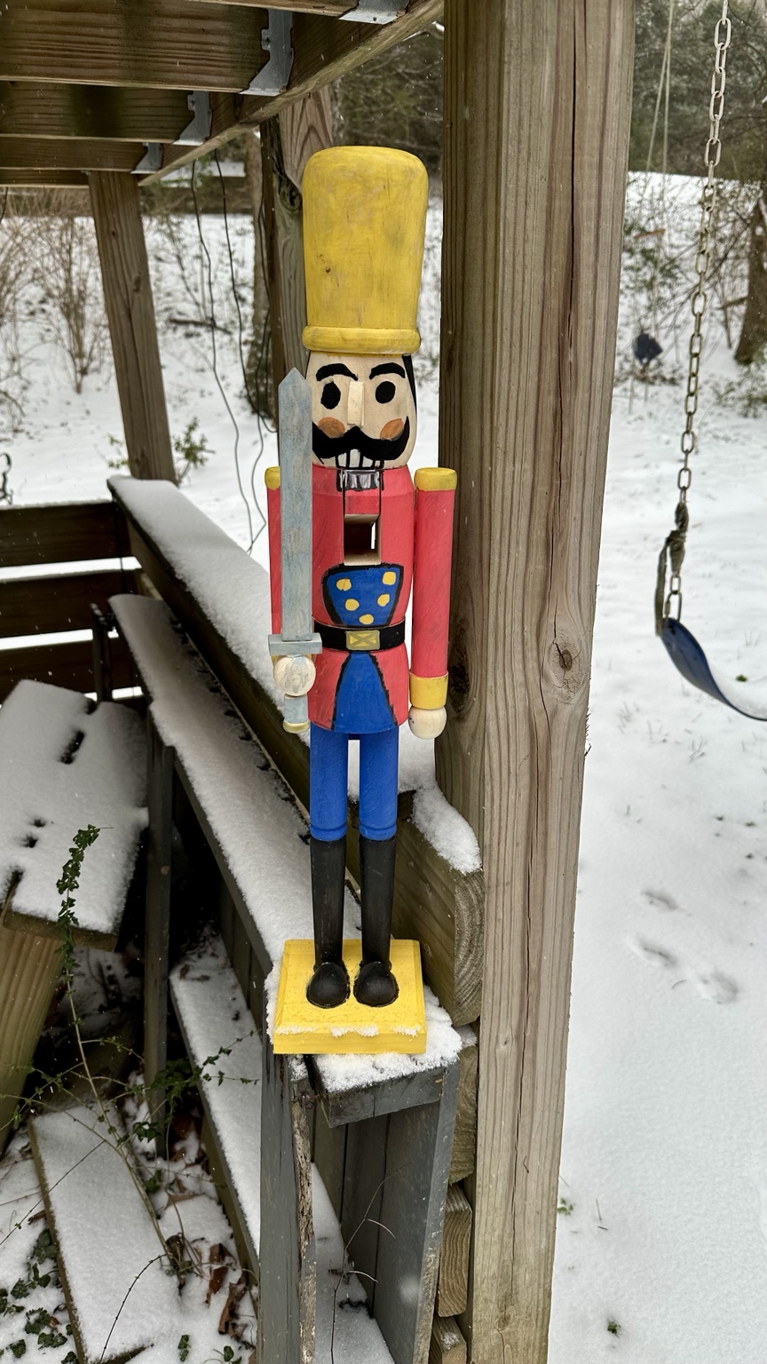 Spycracker sentry with sword